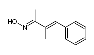 4-phenyl-3-methyl-3-butene-2-one oxime Structure