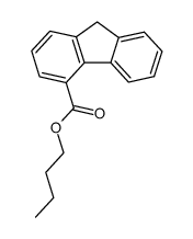 fluorene-4-carboxylic acid n-butyl ester Structure