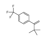 1-(3,3-dimethylbut-1-en-2-yl)-4-(trifluoromethyl)benzene结构式