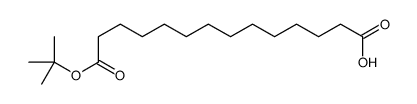 14-(tert-Butoxy)-14-oxotetradecanoic acid structure