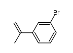 1-溴-3-(1-丙烯-2-基)苯结构式
