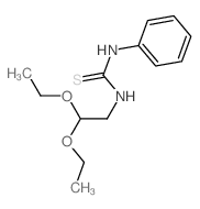 Thiourea,N-(2,2-diethoxyethyl)-N'-phenyl- Structure