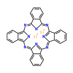 Dilithium phthalocyanine-29,30-diide Structure