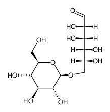 O6-β-D-Glucopyranosyl-D-mannose Structure