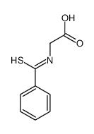 2-(benzenecarbonothioylamino)acetic acid Structure
