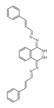 2-Propenal, 3-phenyl-,1,4-phthalazinediyldihydrazone (9CI)结构式
