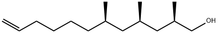 (2R,4R,6R)-2,4,6-Trimethyl-11-dodecen-1-ol结构式