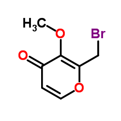 2-(Bromomethyl)-3-methoxy-4H-pyran-4-one Structure