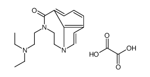 Pyrrolo(3,2,1-jk)(1,4)benzodiazepin-1(2H)-one,3,4-dihydro-2-(2-diethylaminoethyl)-,oxalate Structure