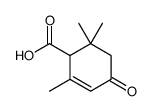 2-Cyclohexene-1-carboxylic acid, 2,6,6-triMethyl-4-oxo-结构式