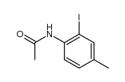 N-(2-iodo-4-methylphenyl)acetamide结构式