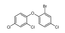 2,4,4'-trichloro-2'-bromodiphenyl ether Structure