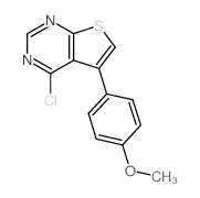 4-CHLORO-5-(4-METHOXYPHENYL)THIENO[2,3-D]PYRIMIDINE picture