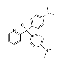 bis-(4-dimethylamino-phenyl)-pyridin-2-yl-methanol Structure
