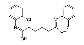 N,N'-Bis(2-chlorophenyl)hexanediamide结构式