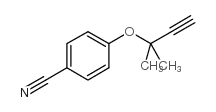 4-[(1,1-二甲基丙基-2-基)氧基]苯甲腈结构式