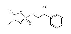 diethyl phosphate acetophenone Structure