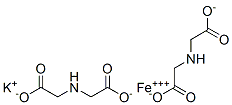 Iminodiacetic acid ferric potassium salt Structure
