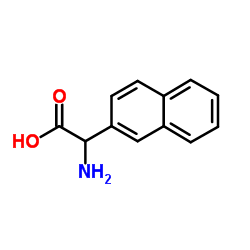 2-(2-萘基)-2-氨基乙酸结构式