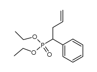 (1-Phenyl-3-butenyl)phosphonsaeure-diethylester结构式