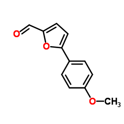 5-(4-Methoxyphenyl)-2-furaldehyde Structure