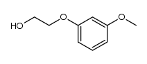 2-(3-METHOXYPHENOXY)-ETHANOL结构式