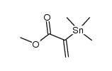 methyl 2-(trimethylstannyl)acrylate Structure