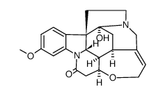 16-Hydroxy-3-methoxystrychnidin-10-one Structure