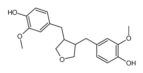 4-[[4-[(4-hydroxy-3-methoxyphenyl)methyl]oxolan-3-yl]methyl]-2-methoxyphenol Structure