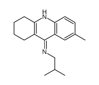 7-methyl-N-(2-methylpropyl)-1,2,3,4-tetrahydroacridin-9-amine Structure