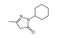 2-环己基-5-甲基-2,4-二氢吡唑-3-酮结构式
