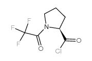 (s)-(-)-n-(trifluoroacetyl)prolyl chloride structure
