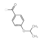 4-异丙氧基苯甲酰氯结构式