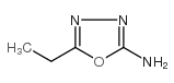 5-乙基-1,3,4-氧二唑-2-基胺结构式