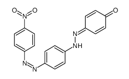 p-[[p-[(p-nitrophenyl)azo]phenyl]azo]phenol结构式