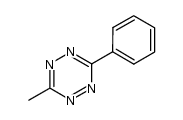 3-methyl-6-phenyl-1,2,4,5-tetrazine结构式