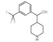 哌啶-4-基-(3-三氟甲基-苯基)-甲醇结构式