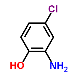 2-氯-4-氨基苯酚结构式