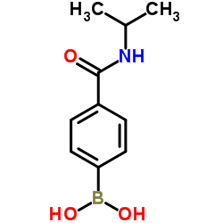 [4-(Isopropylcarbamoyl)phenyl]boronic acid Structure