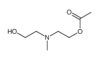 2-[2-hydroxyethyl(methyl)amino]ethyl acetate结构式