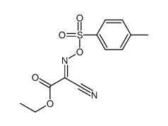 ethyl 2-cyano-2-(4-methylphenyl)sulfonyloxyiminoacetate结构式