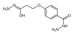 4-(3-hydrazinyl-3-oxopropoxy)benzohydrazide结构式