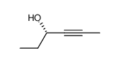(S)-4-hexyn-3-ol结构式