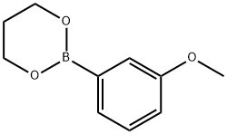 3-甲氧基苯硼酸-1,3-丙二醇酯结构式