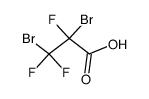 2,3-dibromo-2,3,3-trifluoro propanoic acid结构式