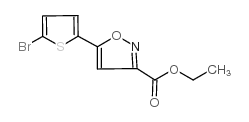 5-(5-溴-2-噻吩基)-3-异噁唑羧酸乙酯结构式