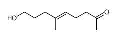 (E)-9-hydroxy-6-methyl-non-5-en-2-one Structure