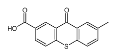 7-methyl-9-oxothioxanthene-2-carboxylic acid Structure