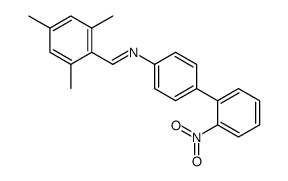 N-[4-(2-nitrophenyl)phenyl]-1-(2,4,6-trimethylphenyl)methanimine结构式