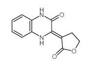 2(1H)-Quinoxalinone,3-(dihydro-2-oxo-3(2H)-furanylidene)-3,4-dihydro-结构式